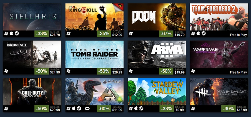 Illustration for article titled Estos fueron los 100 juegos más vendidos en Steam durante 2016